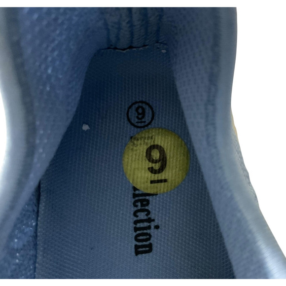 BM Collection Womens Blue 9 Shoes Mesh Lace Up Athletic Walking Comfort Sneakers - Picture 7 of 8